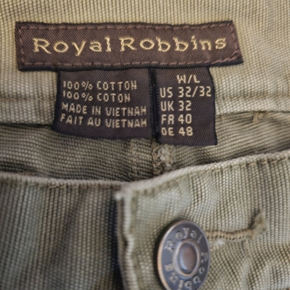 Royal Robbins Relaxed Fit Work Pants Size 32X32 - Picture 2 of 8